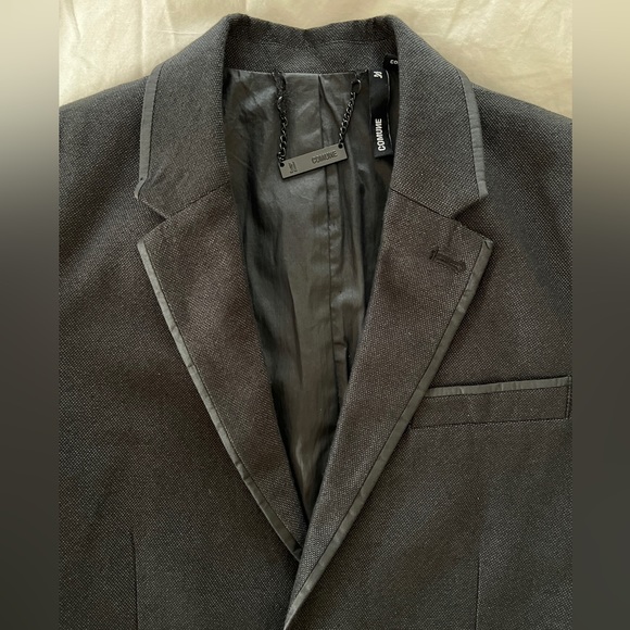 Comune Large black matte blazer. - Picture 5 of 5